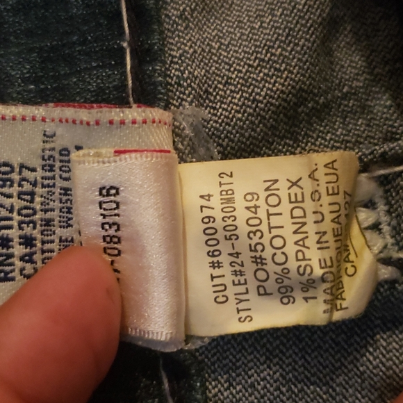 True Religion Jeans Billy Super T Cut Y2K - Picture 7 of 8